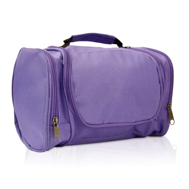 DALIX Travel Toiletry Kit Accessories Bag in Purple - Image 3