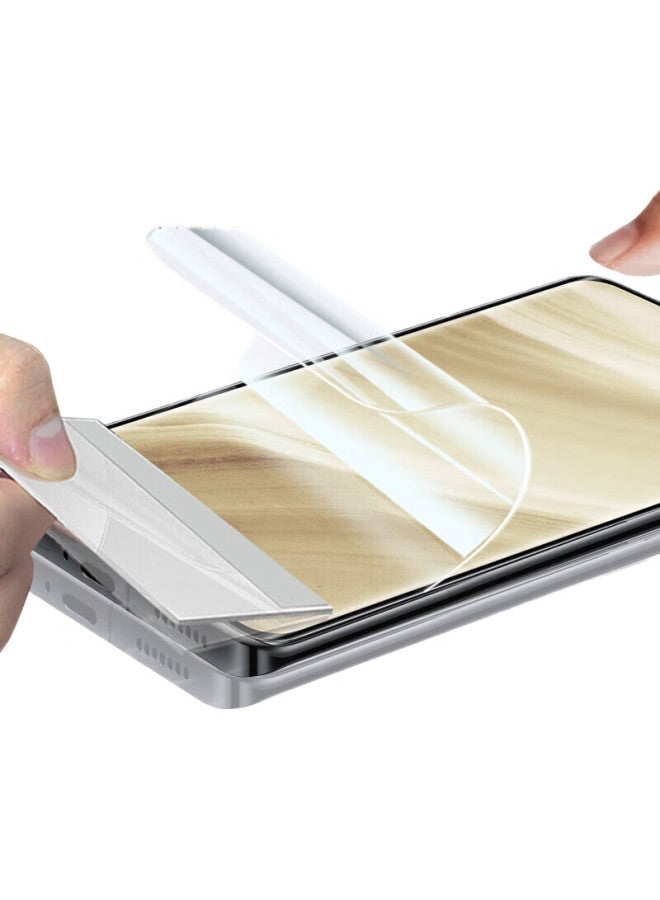 Freeson Realme Gt5 Pro Phone Screen Protector, High-Definition Ultra-Thin Hydrogel Film, Curved Full-Screen Coverage, Anti-Scratch Anti-Fingerprint Protective Film, Flexible Protective Film [2-Pack] - Image 2