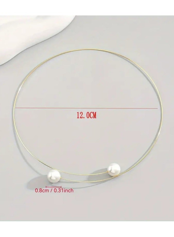 جلوسكي أنيقة قابلة للتعديل ذهبية سلسلة قلادة مع الخرز-نمط خمر ، سبائك الزنك ، مثالية للملابس غير الرسمية - Image 3