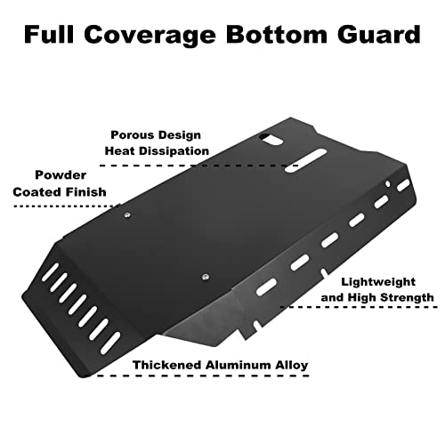 BAIONE Worldmotop Engine Skid Plate Replacement for Honda Goldwing 1800 GL1800 2001-2017 Belly Pan Motorcycle Engine Protective Skid Plate Cover (black) - Image 2