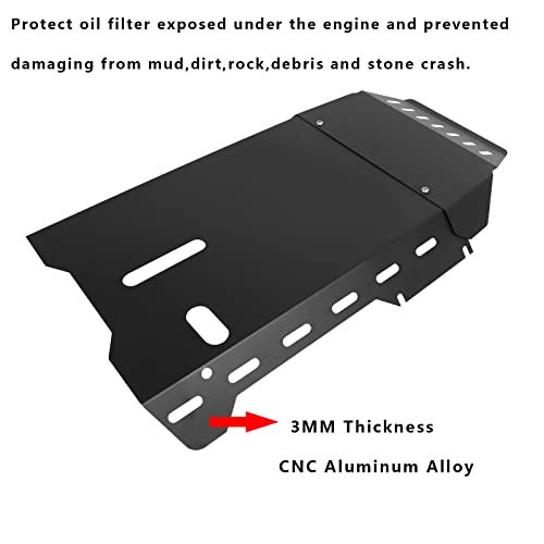 BAIONE Worldmotop Engine Skid Plate Replacement for Honda Goldwing 1800 GL1800 2001-2017 Belly Pan Motorcycle Engine Protective Skid Plate Cover (black) - Image 4