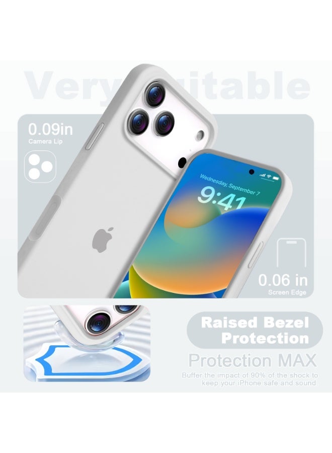 أوللاي آيفون 17 برو ماكس كيس واقي، مادة السيليكون، مقاومة للصدمات مع حماية عدسة الكاميرا وتغطية زر التحكم، غطاء واقي مضاد للصدمة الهاتف المحمول، متوافق مع إكسسوارات MagSafe - Image 4