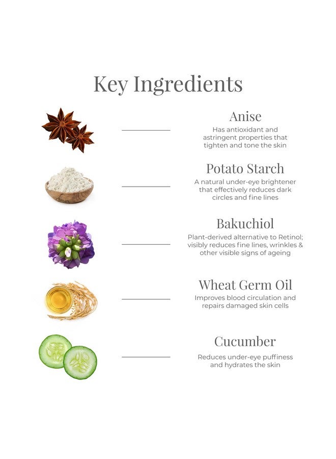 Forest Essentials Intensive Eye Cream With Anise | Reduces Fine Lines, Uner Eye Wrinkles, Dark Circles & Puffiness | For Women & Men | Soothing & Nourishing Ayurvedic Under Eye Cream | 15 G - Image 3