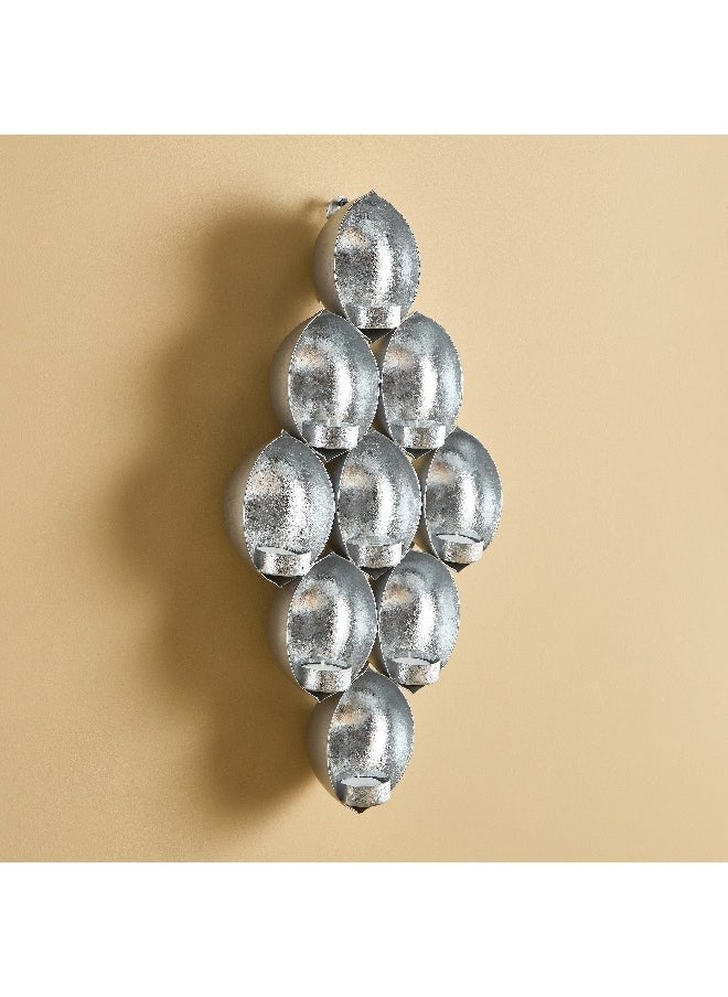 Home Box - Neom Metal 3D Table Tealight Holder 26 x 7 x 48 cm - Image 1