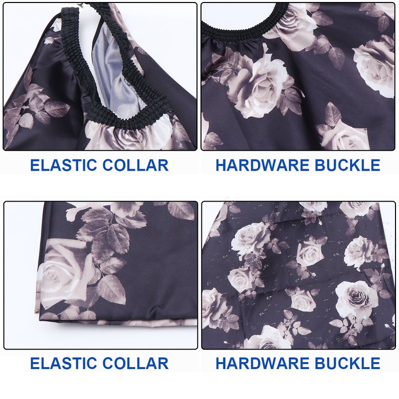 1pc Waterproof Printed Haircut Apron Hairdressing Gown Cape for Hair cutting - Image 3