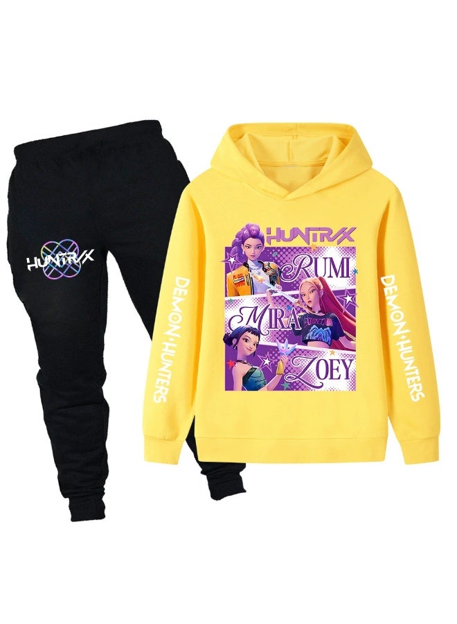 general K-POP: Demon Girl Group Children's Sweatshirt, Hoodie Set, Sweatshirt + Pants - Image 1