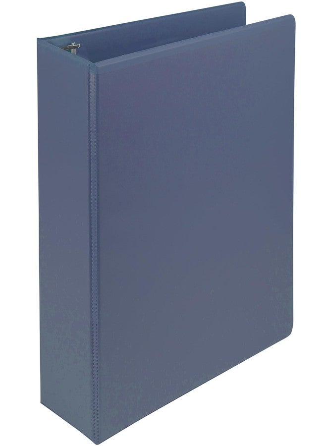 Samsill Plant-Based 3 Inch Durable D-Ring, View Binder, Eco-Friendly, USDA Certified Biobased, Single, Midnight Indigo - Image 1