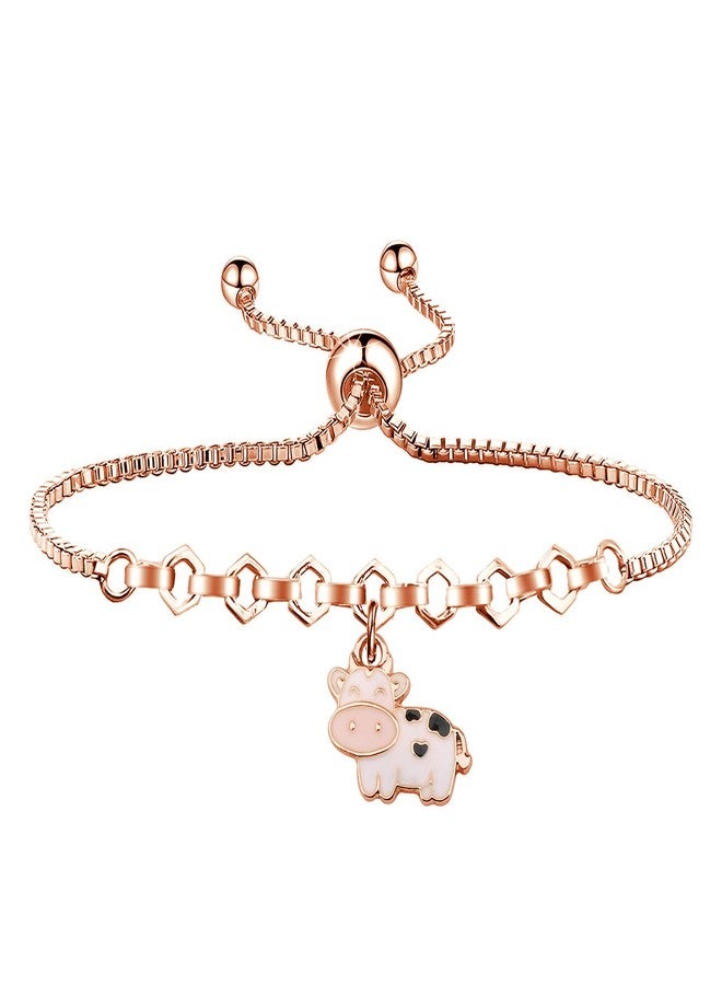 PLITI Cow Lover Gifts: Cow Themed Bracelet For Best Friend - Image 1