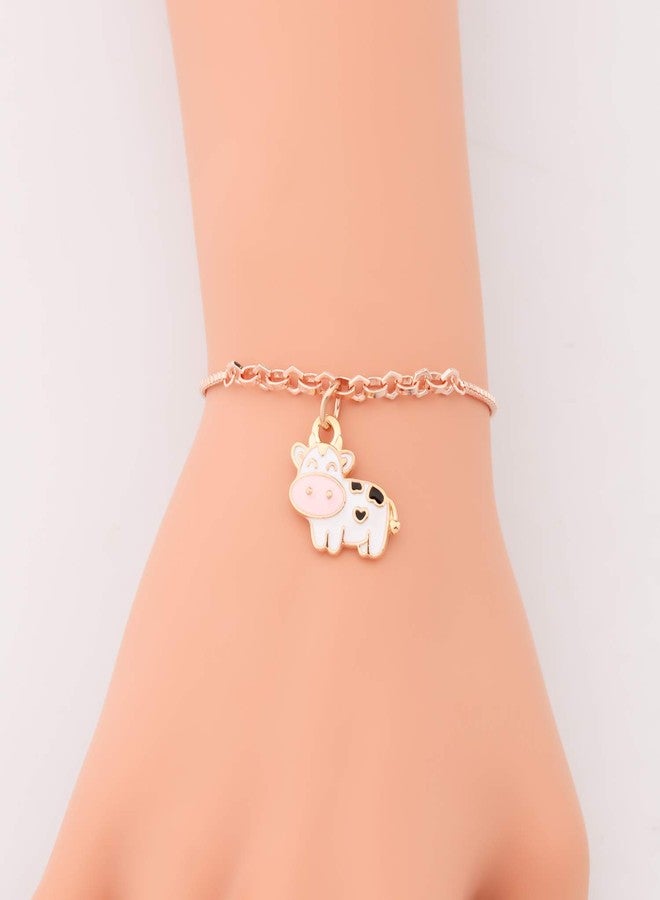 PLITI Cow Lover Gifts: Cow Themed Bracelet For Best Friend - Image 4