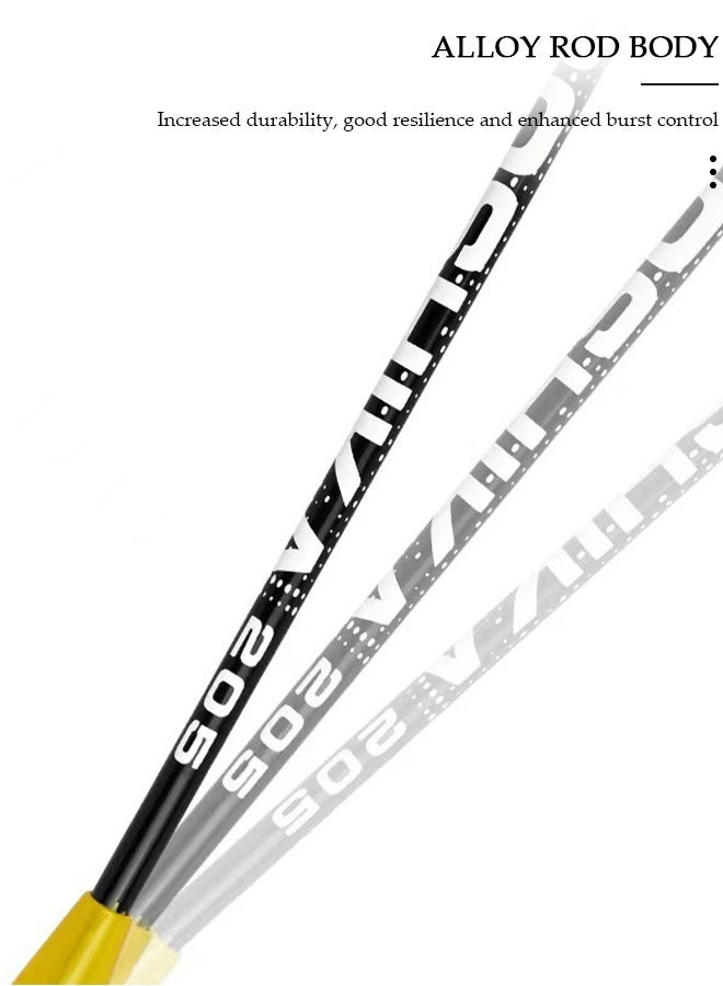 DUNISO Badminton Rackets Set 2 Player Badminton Rackets Lightweight Badminton Racquet with 1 Carrying Bag,Badminton Backyard Games for Outdoor,Garden,Beach,Family Fun Game - Image 4
