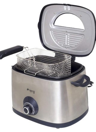 King Electric Fryer 1.5L Stainless Steel Anti-Rust 1500W Tefal Movable Non-Stick Oil-Powered Pot - DN19 - pzsku/Z9DCE857FDCF1AA1E0724Z/45/_/1733870171/0e014e40-c164-4087-bd47-a658e79c3d13