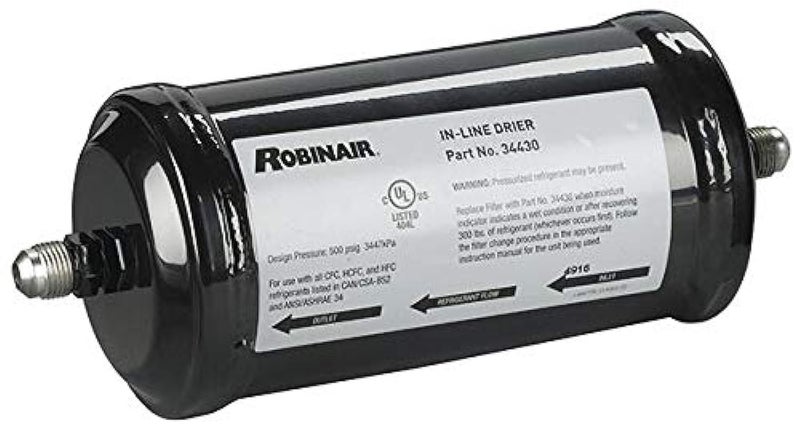 Robinair 34430 A/C Recycling Filter Drier - Quick Change Filter,Black, 1 Count (Pack of 1) - Image 4