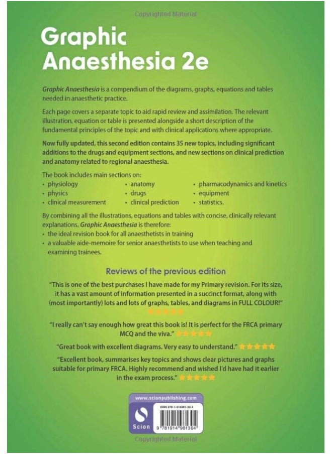 Graphic Anaesthesia, second edition: Essential diagrams, equations and tables for anaes - pzsku/Z9DCE9FD4B3A8B4095EE9Z/45/_/1733823941/cdefa434-ca2c-4cc4-82ed-af2867521898