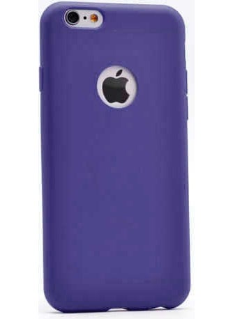 Apple iPhone 6 Plus Case Silicone Soft Textured Premium - Navy Blue