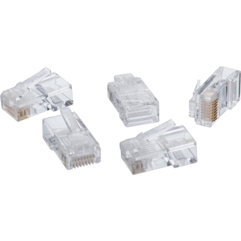 Keendex kx 1851 cat-6 network connector/adapter gold plated, set of 20 - clear - Image 1