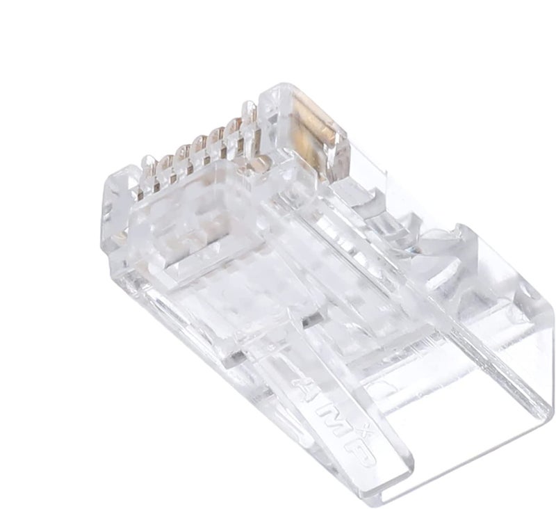 Keendex kx 1851 cat-6 network connector/adapter gold plated, set of 20 - clear - Image 3