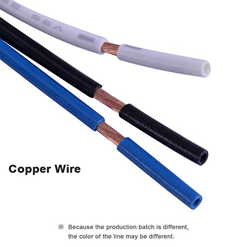 HerMia 9007 9004 HB1 HB5 High Temperature Ceramic Male Wire Harness Extension Socket Adapter Connector Wiring Cable for Headlights Fog Lights (Pack of 2) - Image 4