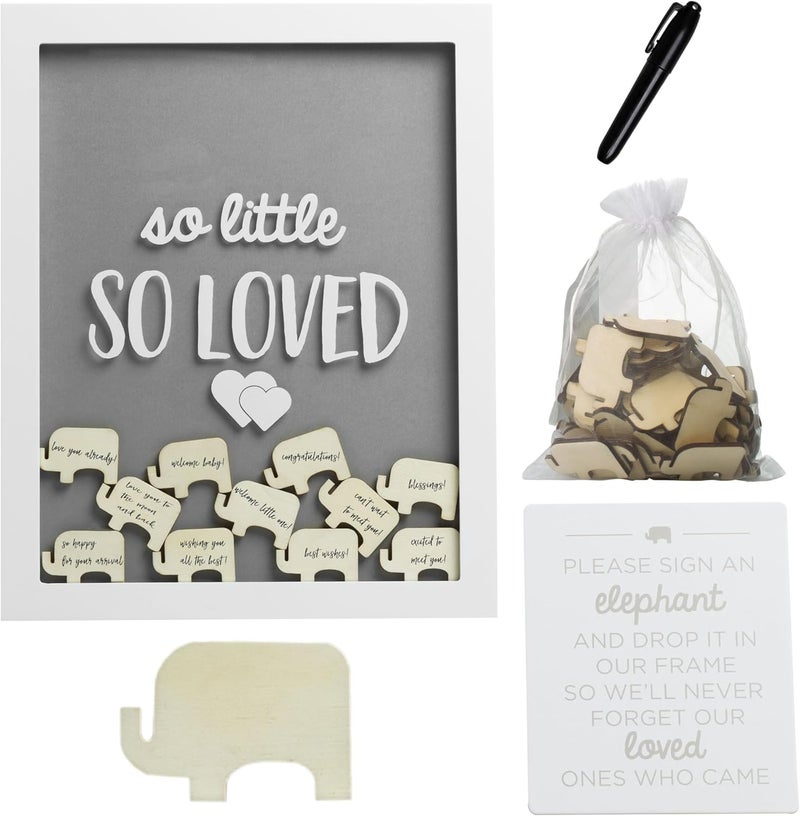 Pearhead Elephant Token Frame for Baby Showers - Image 1