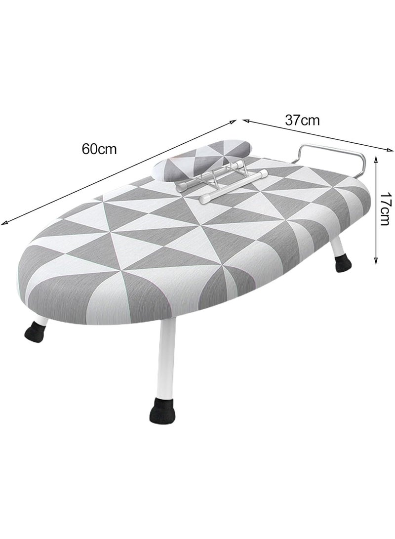 Bukela Ironing Board, Full Size Iron Board with Iron Rest, Lightweight Iron Board with Height Adjustable, Extra Thick Heat-Resistant Cover with Padding,36.22"x11.81"x30.71" (24" Grey) - Image 2