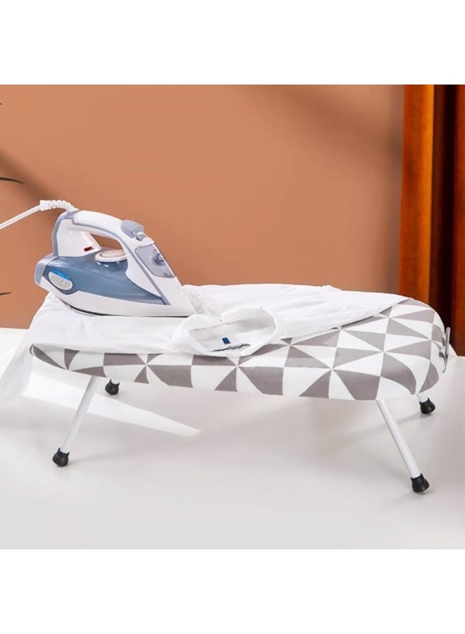 Bukela Ironing Board, Full Size Iron Board with Iron Rest, Lightweight Iron Board with Height Adjustable, Extra Thick Heat-Resistant Cover with Padding,36.22"x11.81"x30.71" (24" Grey) - Image 3