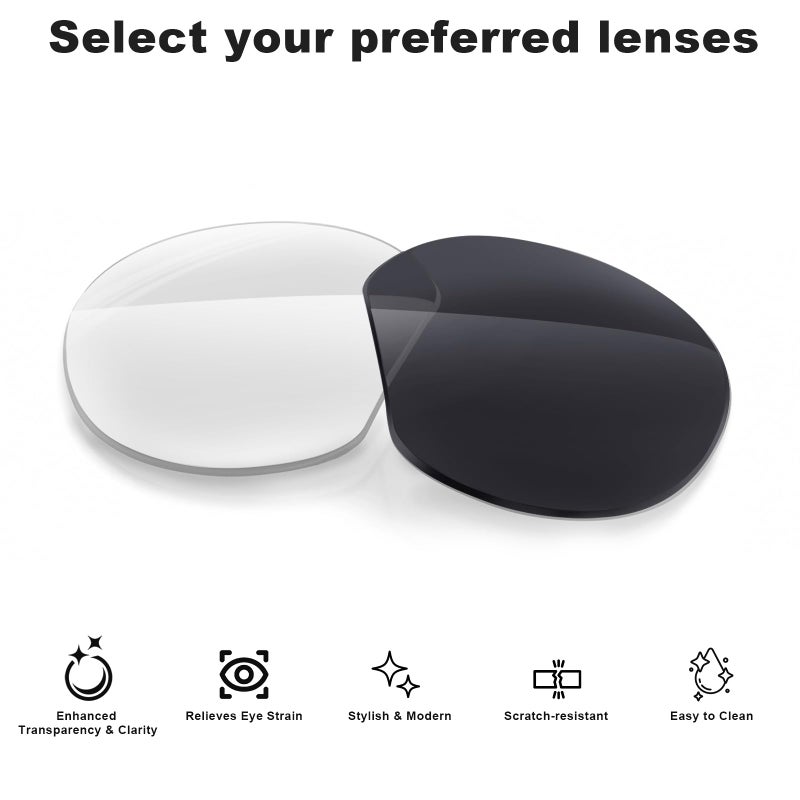 Hexasider Replacement Lenses Compatible with Oakley Meta HSTN OW8002 (51MM) Smart Glasses for Women Men -Options - Image 5