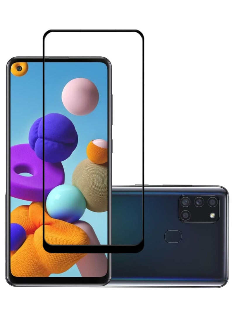 ACLIX Antistatic ESD Dustproof Premium Quality High Definition Tempered Glass Screen Protector Designed For Samsung Galaxy A21s - Image 1