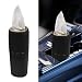 YoRise Car Tissue Holder Waterproof Plastic Auto Facial Tissues Cylinder Box Portable Paper Towel Tube Container for Travel Vehicle Napkin Organizer for Car Cup Holder Home Office Black - Image 2