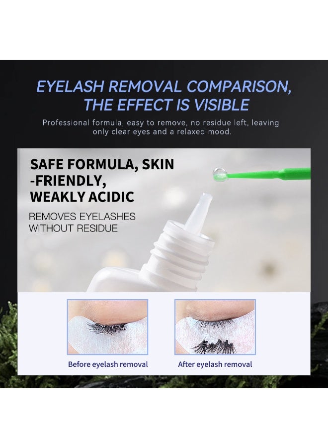 D'AMMA'N DAMMAN Professional Eyelash Extension Remover Gel 15ml – Fast Lash Glue Dissolver for Safe and Gentle Removal of False Eyelashes - Image 4