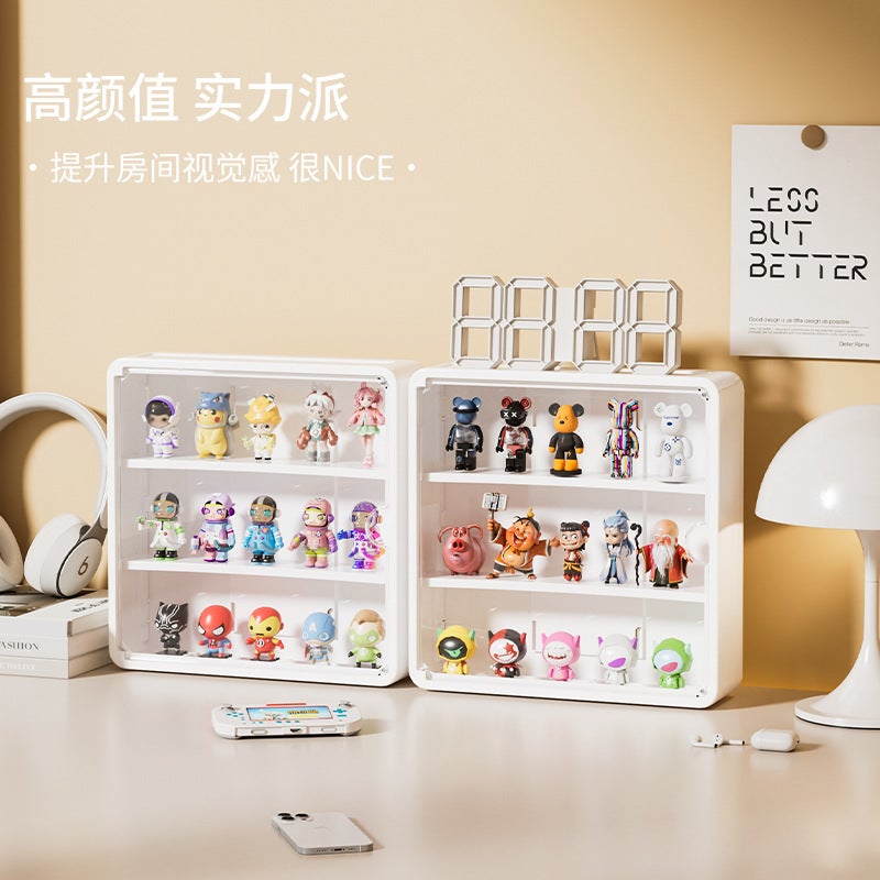 Wall-Mounted Blind Box Display Stand Doll Bubble Mart Multi-Layer Figure Box Ornaments Storage Wall Display Box - Image 5