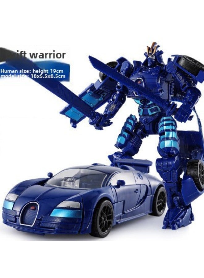 Children's Deformation Play 5 Bumblebee Dinosaur Model Boys Hand Play 6 Car Robot King Kong Hand Play-Color:Cool-Drift (Plastic Edition) 8863-1 - Image 1