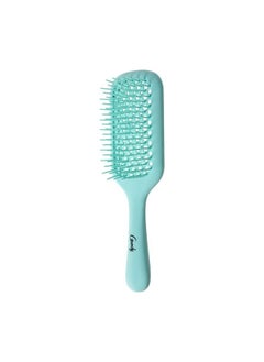 Goody Planet Goody Vented Paddle Brush, Teal - Detangler Comb for Thick, Curly & Fine Hair - Pain-Free Hair Accessories for Women, Men, & Kids - Removes Knots & Tangles - Ocean Rescue Recycled Plastic  - Image 2