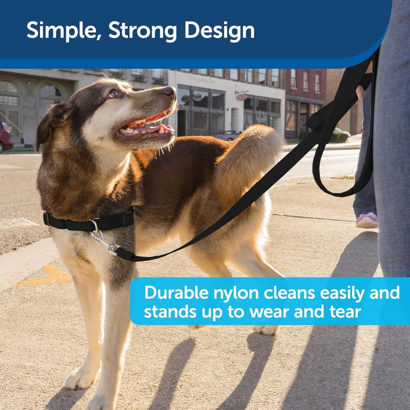 PetSafe Nylon Dog Leash - Durable and Strong Leash for Small, Medium, and Large Dogs - 3/4" x 6', Black - Image 4