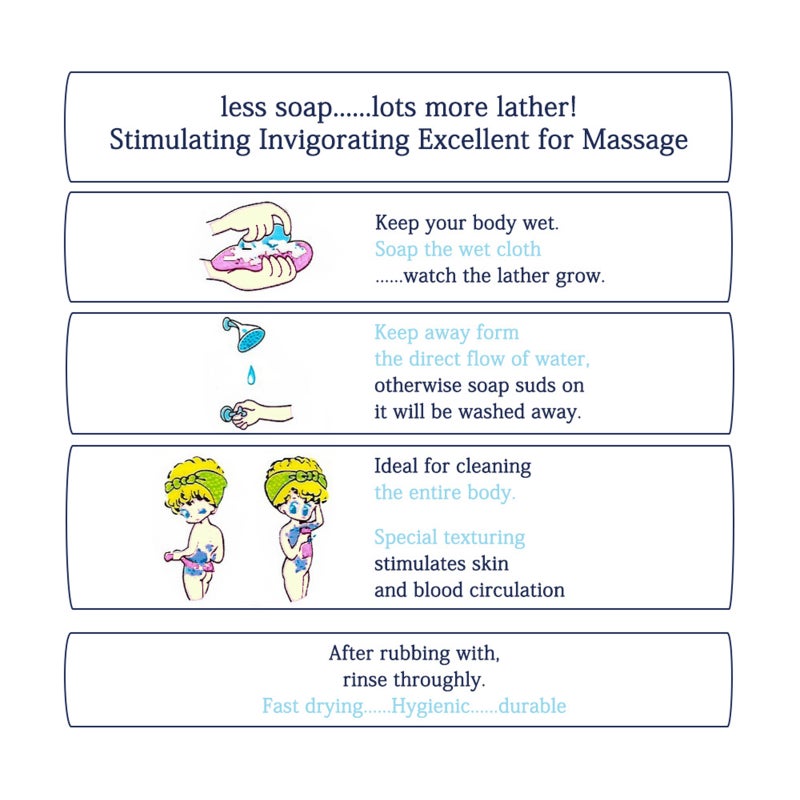 Body Clean Puff Sponge Soft Bathing Brush Washing Sponge Cleansing Tool For Body Care - Image 3