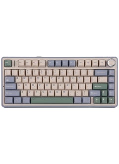 AULA AULA F75 Wireless Mechanical Gaming Keyboard – 75% Compact Gasket Mount – Tri-Mode Bluetooth 5.0/2.4G/USB-C – Hot-Swappable LEOBOG Reaper Switches – RGB Backlit – Long Battery Life – Ultra-Fast Response for PC/Mac – (Green)  - Image 1