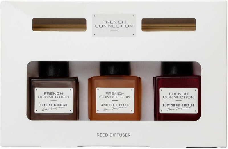 French Connection Reed Diffuser Gift Set - 3 Scents - Image 2