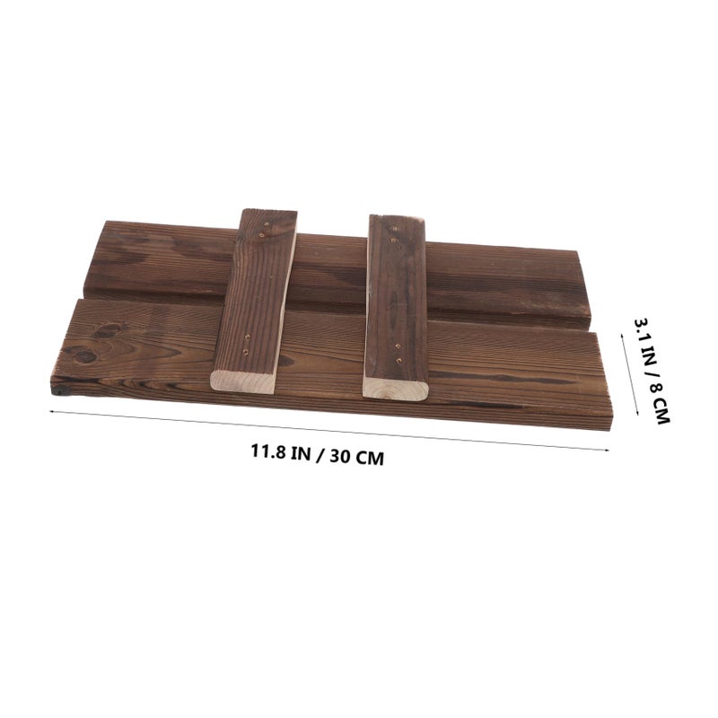 Vintage Wooden Aquarium Landscape Board Set Of 4 For Fish Tank Decor 35X8X1 5CM - Image 3