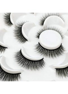 False Eyelashes Lashes Natural Look Thick Short 3D Faux Mink Lashes Strip 10Mm Reusable Soft Wispy Lashes Pack Vegan Natural Lashes 10 Pairs(Natural Short Lashes) - pzsku/Z9DCF6366695DE512BDA3Z/45/_/1734437741/6f382bc6-7333-4f3b-85ac-e11d9d8fceb5