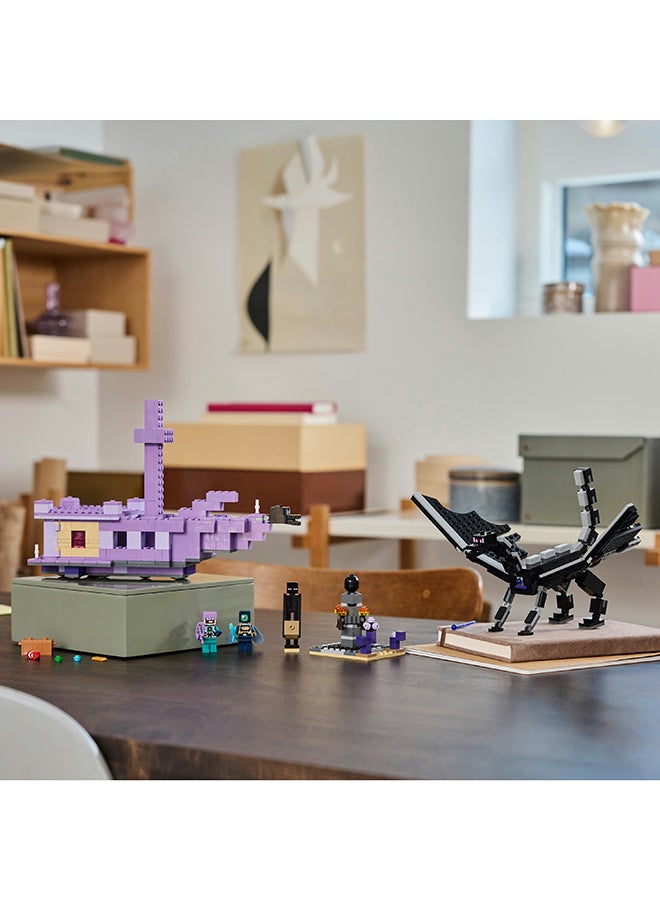 LEGO Minecraft The Ender Dragon and End Ship Toy Set 21264 (Age 8+, 657 Pieces) - Image 5