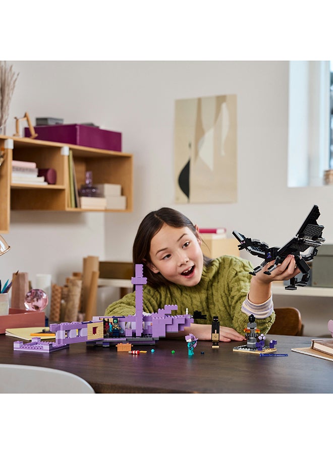 LEGO Minecraft The Ender Dragon and End Ship Toy Set 21264 (Age 8+, 657 Pieces) - Image 3