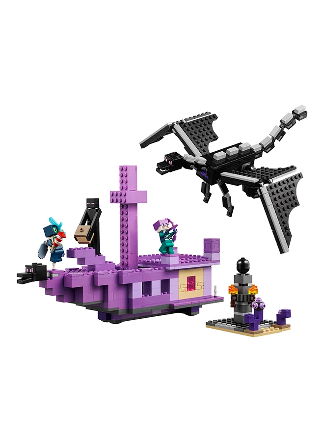 LEGO Minecraft The Ender Dragon and End Ship 21264 (657) Pieces