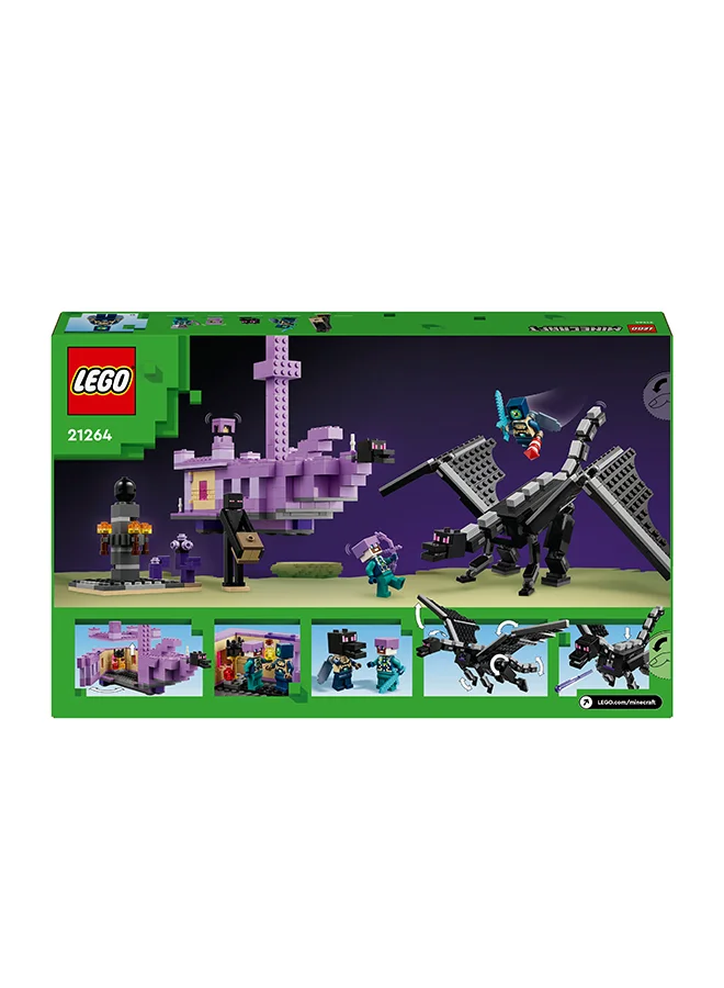 LEGO Minecraft The Ender Dragon and End Ship 21264 (657) Pieces