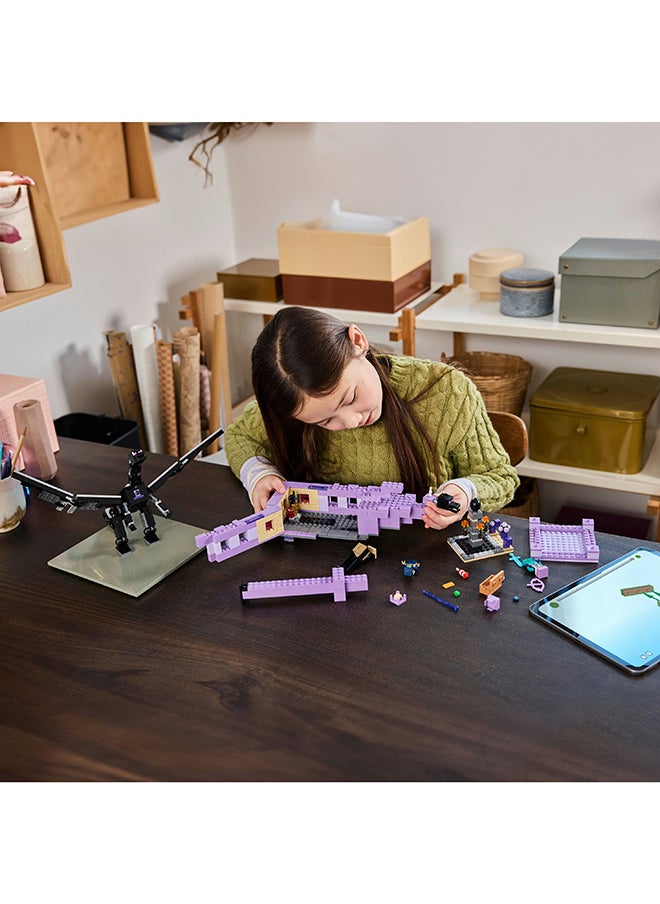 LEGO Minecraft The Ender Dragon And End Ship Adventure Toy And Exploration Set, Video-Game Building Set, Explorer Action Playset For Kids, Gift For Boys And Girls Aged 8 Plus 21264 (657 Pieces)  - Image 4