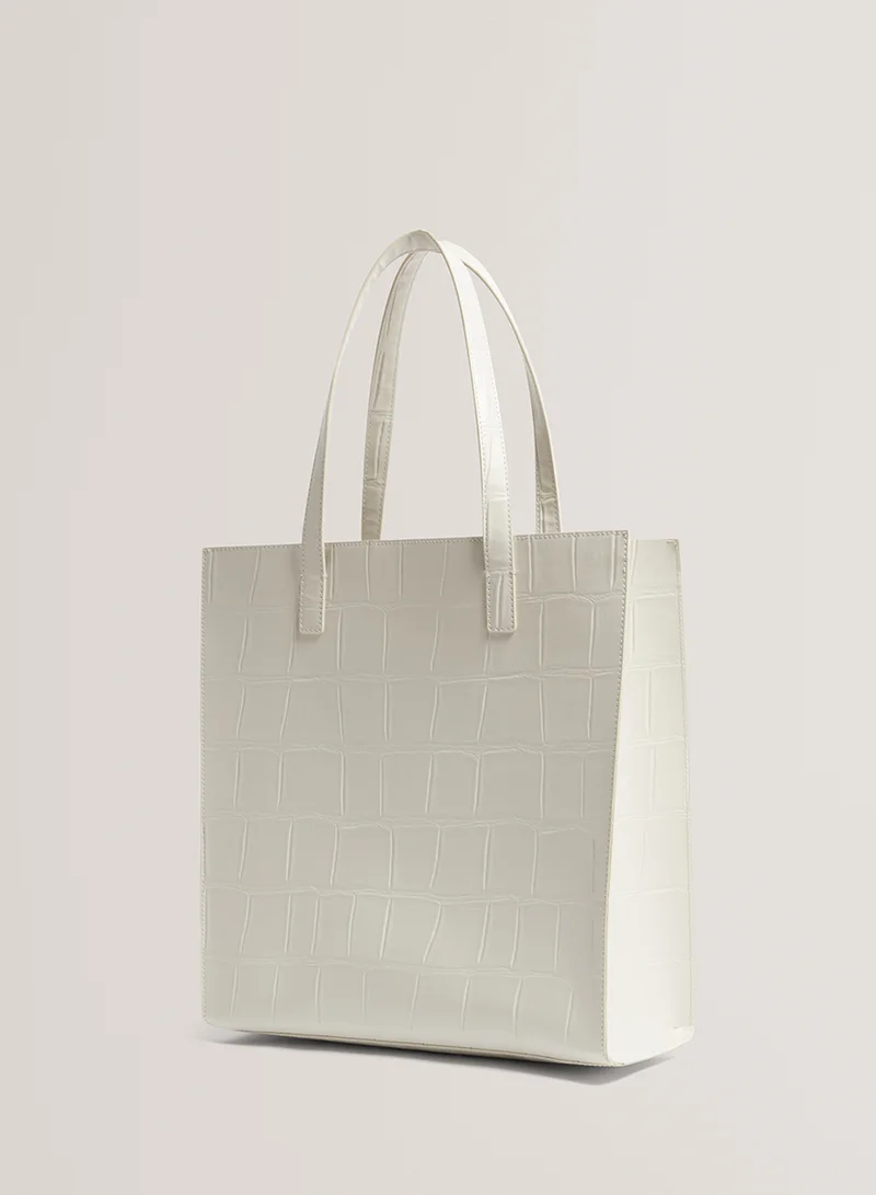 تيد بيكر Croc Effect Small Icon Tote