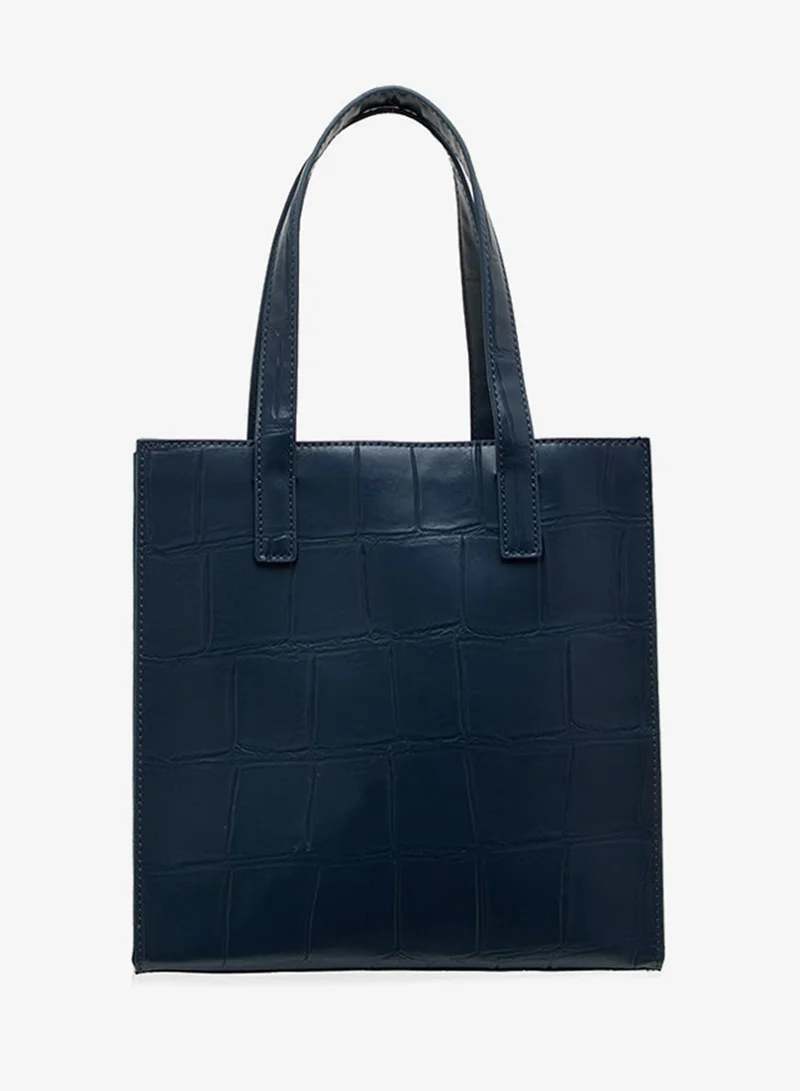 Ted Baker Reptcon Croc Effect Small Icon Tote Bag
