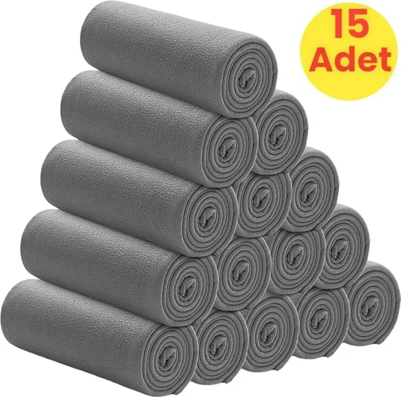 ترندرز Cafe Restaurant 1,.quality Fleece Shawl 15 Pieces 70 x 180 cm