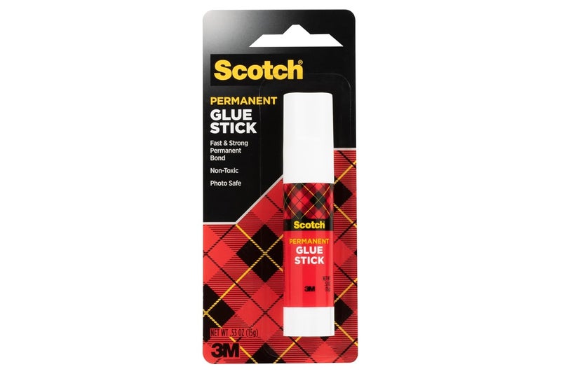 Scotch Permanent Glue Stick, 0.52 oz (15g) - Non-Toxic, Acid-Free Adhesive for Paper and Scrapbooking - Image 1