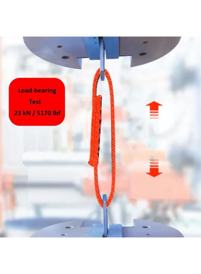 يُسلِّم قطعة 18 مم من أحزمة التسلق المصنوعة من النايلون وأشرطة شبكية قوية 23 كيلو نيوتن لتسلق الصخور والهبوط بالحبال والتأرجح وأرجوحة اليوجا وما إلى ذلك - Image 3