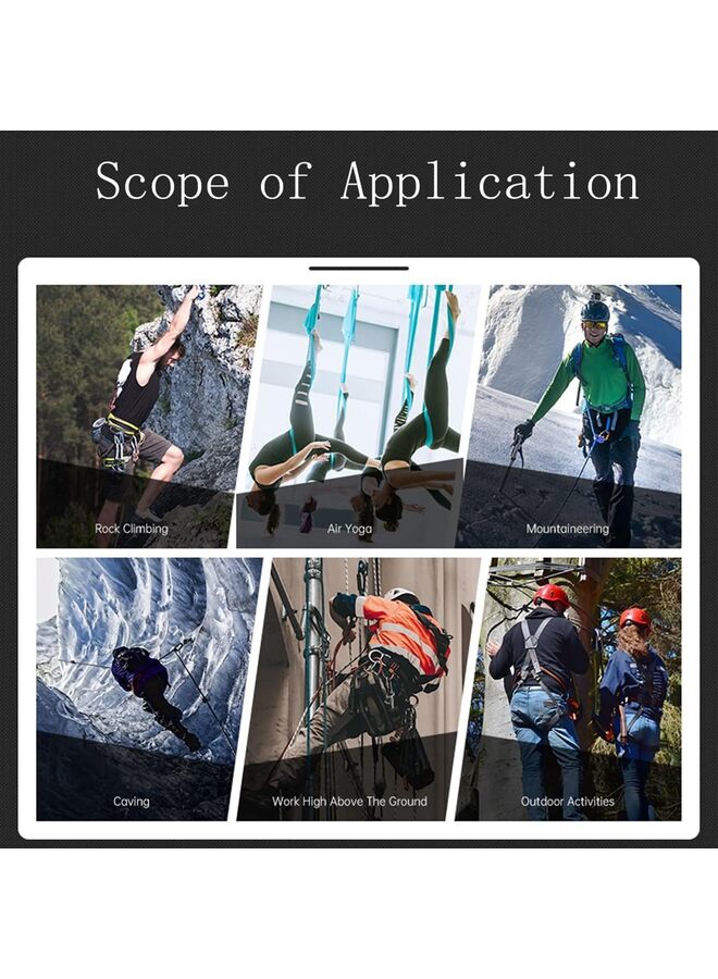 يُسلِّم قطعة 18 مم من أحزمة التسلق المصنوعة من النايلون وأشرطة شبكية قوية 23 كيلو نيوتن لتسلق الصخور والهبوط بالحبال والتأرجح وأرجوحة اليوجا وما إلى ذلك - Image 4