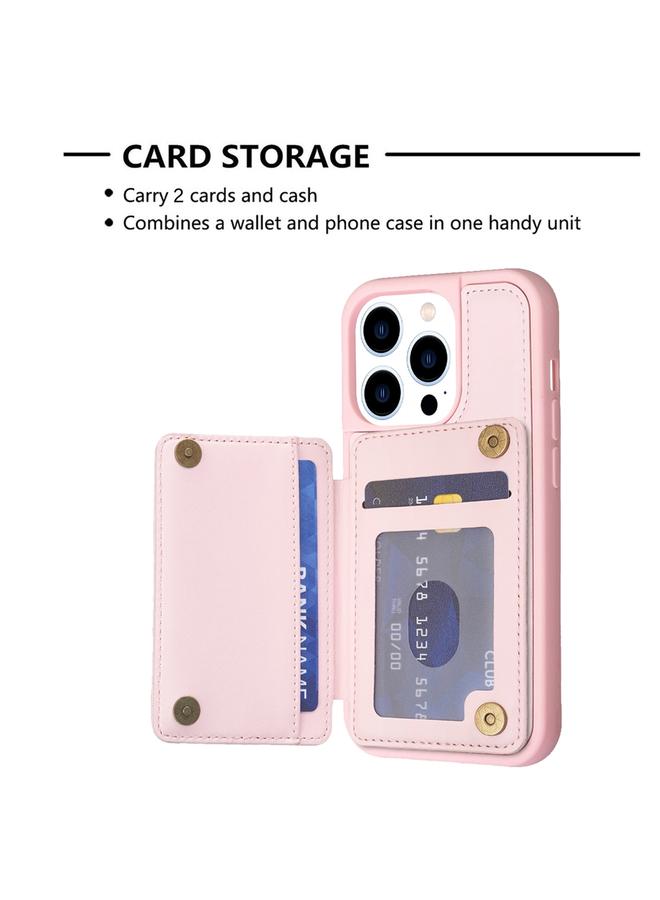 اس-توب جراب هاتف iPhone 13 Pro BF26 بنمط موجة مع حامل بطاقة - Image 4