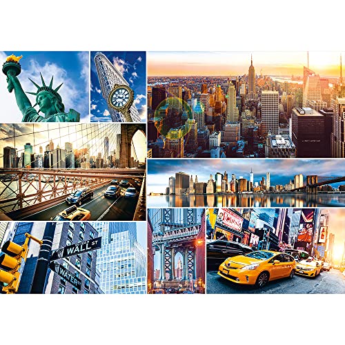 Trefl New York Collage 4000 Piece Jigsaw Puzzle Red 54x38 Print DIY Puzzle Creative Fun Classic Puzzle for Adults and Children from 15 Years Old - Image 5